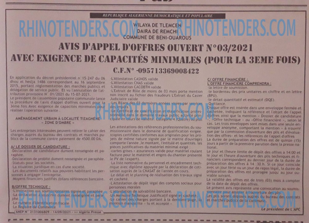 ALGERIE PRESSE