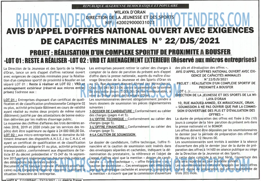 ALGERIE PRESSE