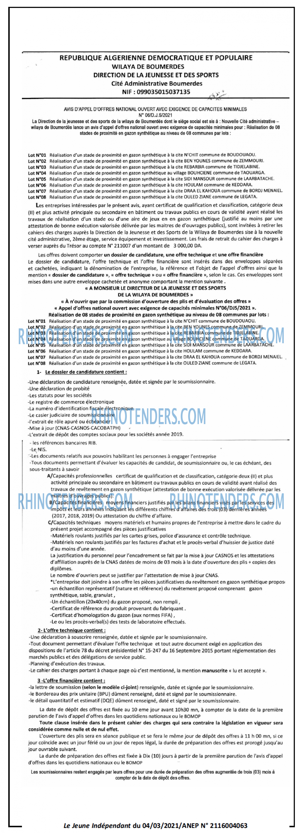 Jeune Independant