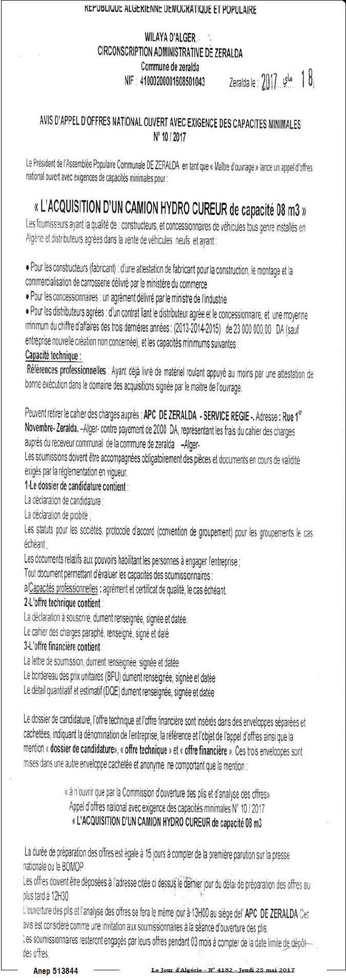 Le Jour d'Algérie