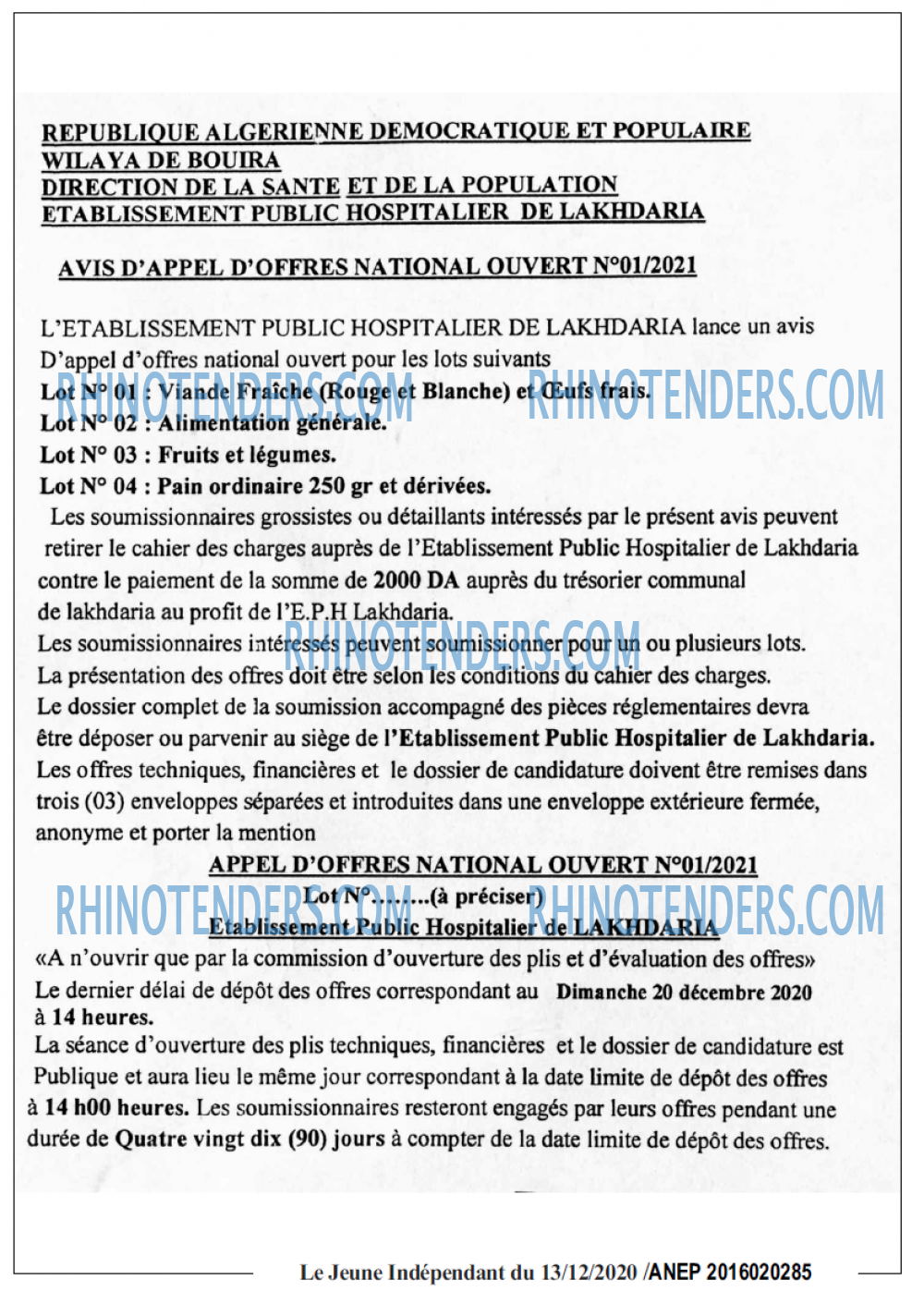 Jeune Independant