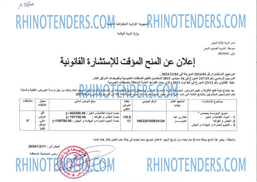 Rhinotenders
