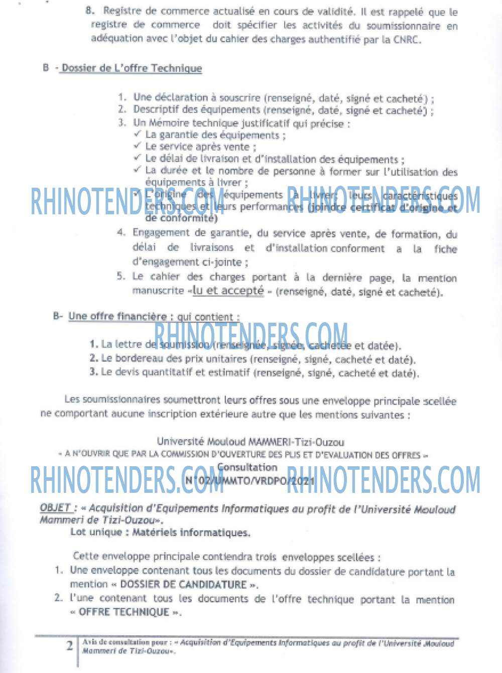 Rhinotenders