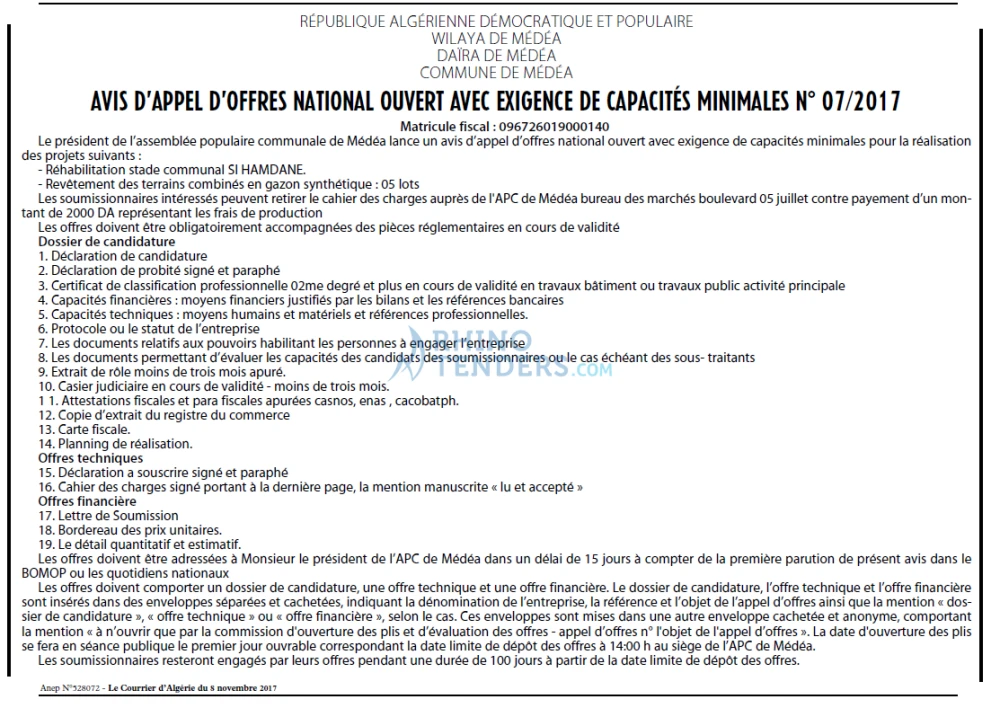 Le Courrier d'Algerie