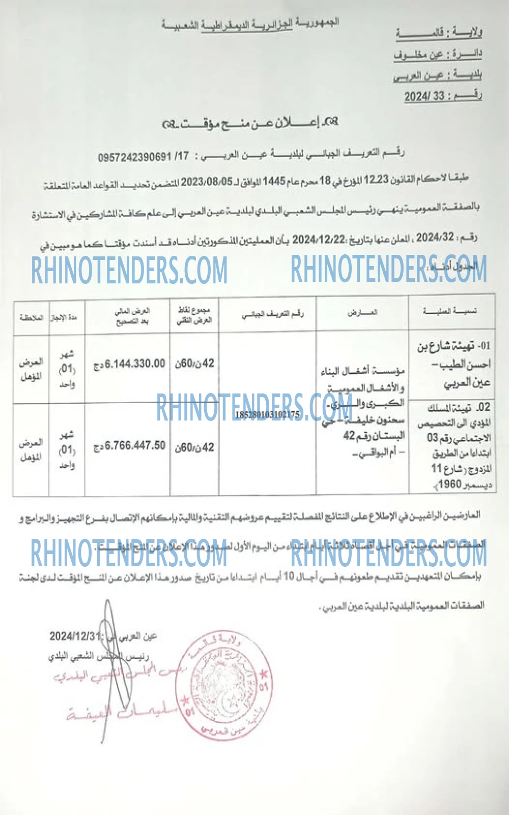 Rhinotenders