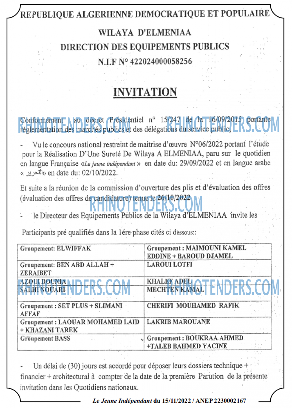 Le jeune indépendant