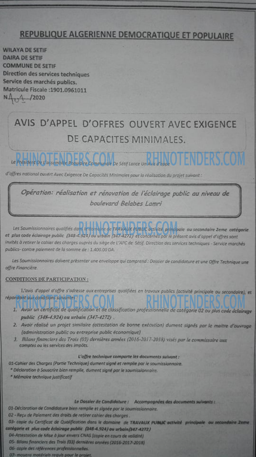 SEYBOUSSE TIMES