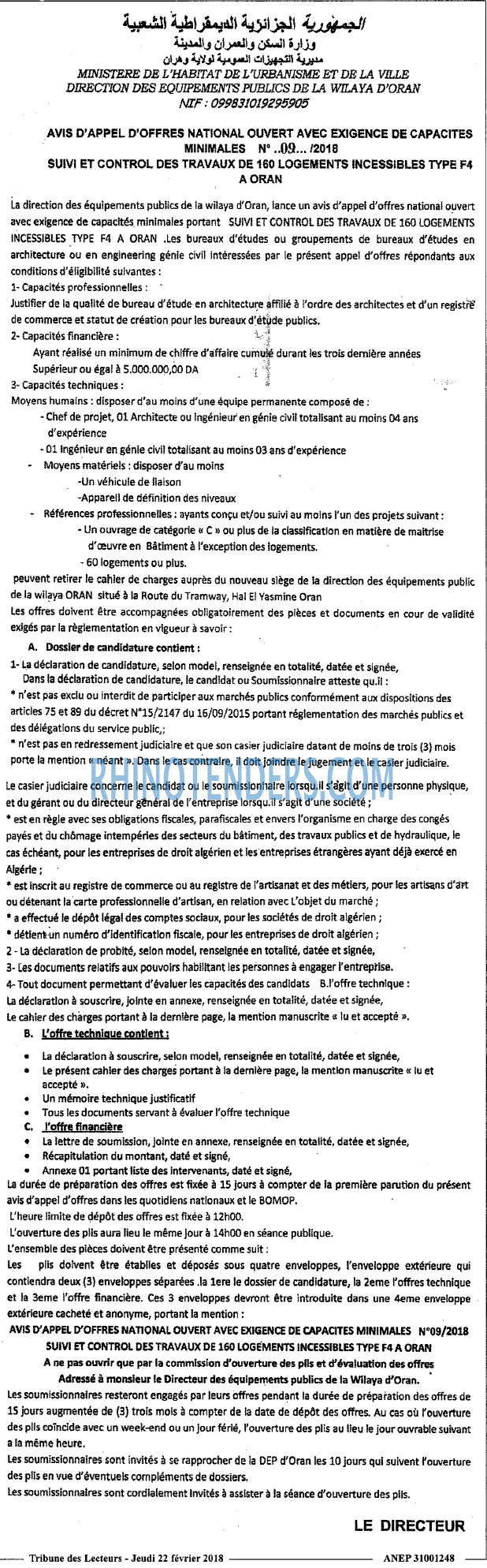 TRIBUNE DES LECTEURS