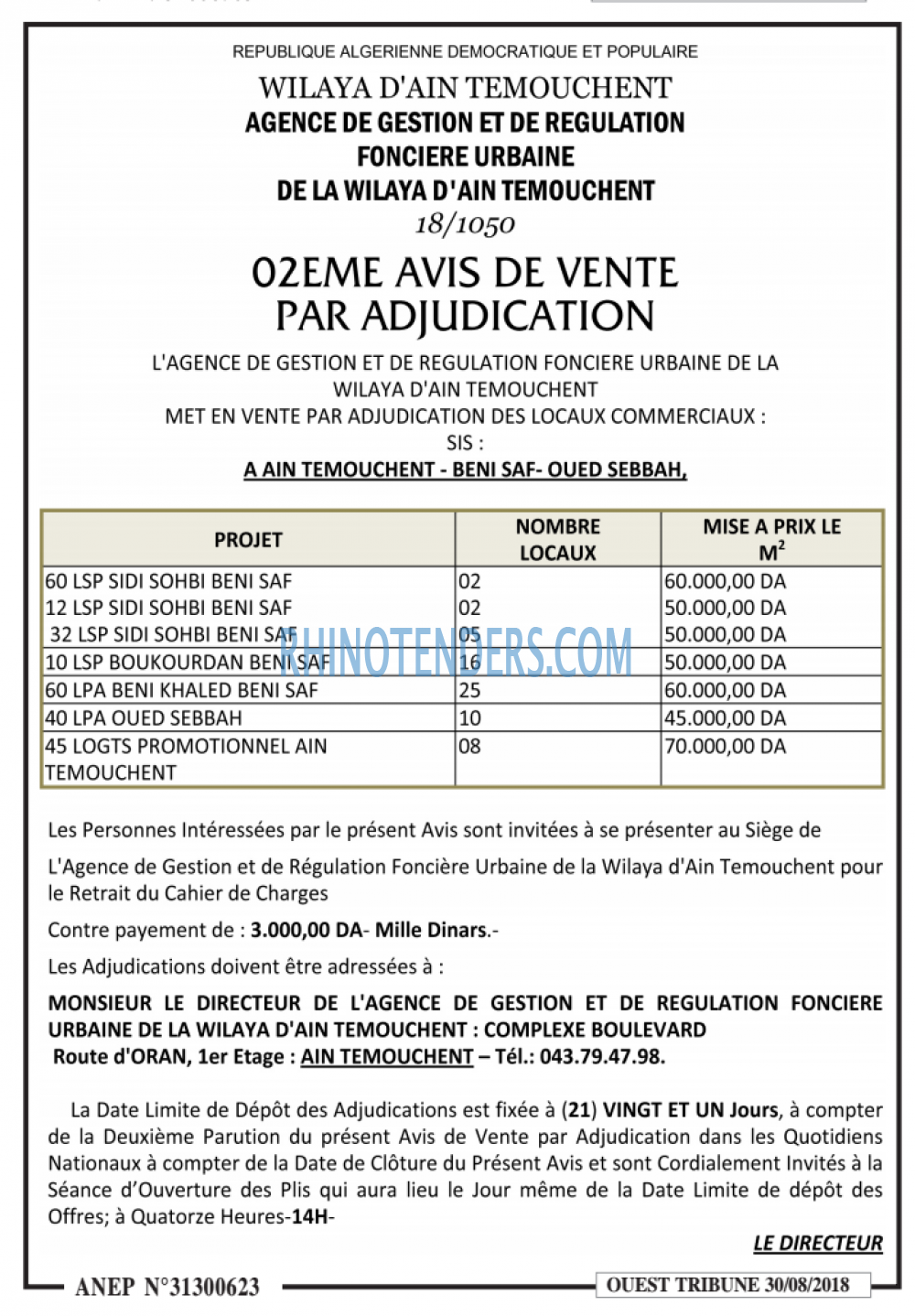ouest TRIBUNE