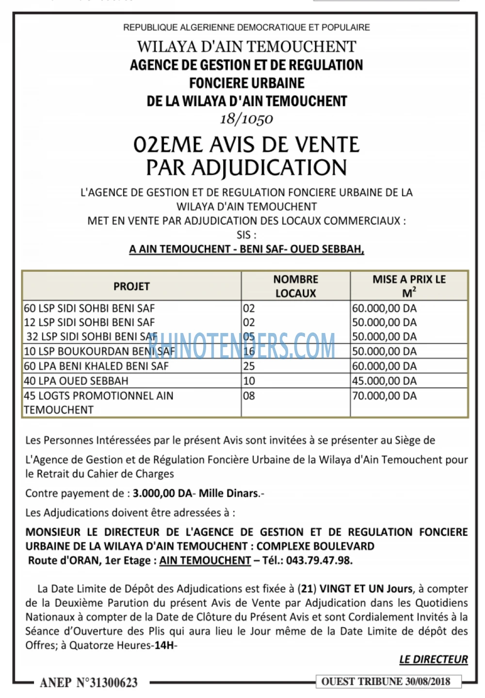 ouest TRIBUNE