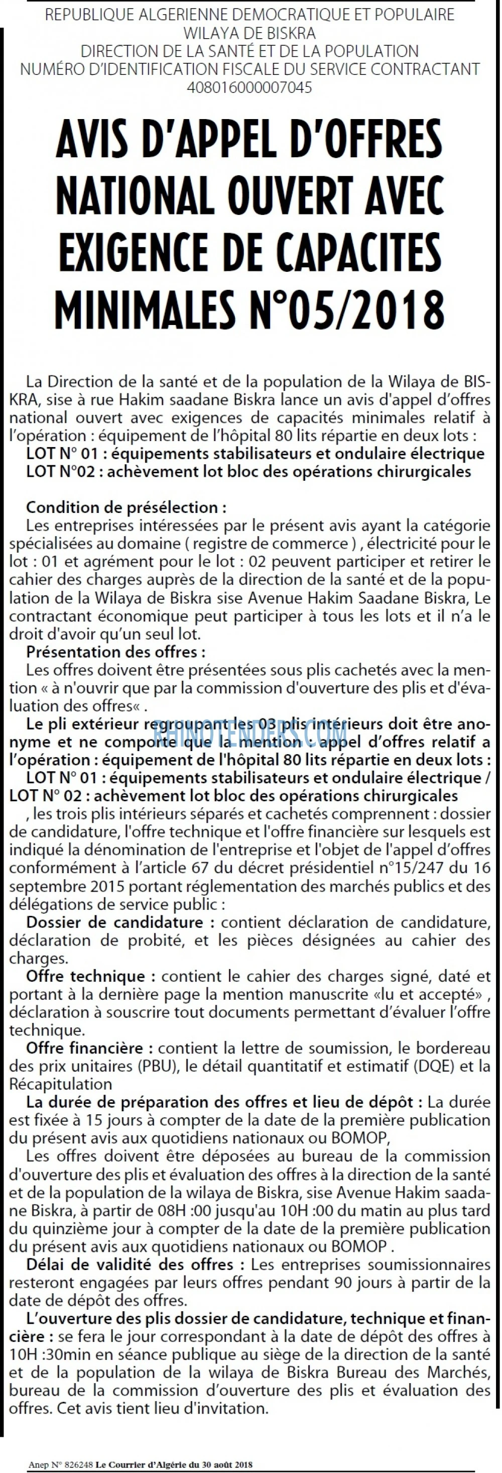Le Courrier d'Algerie