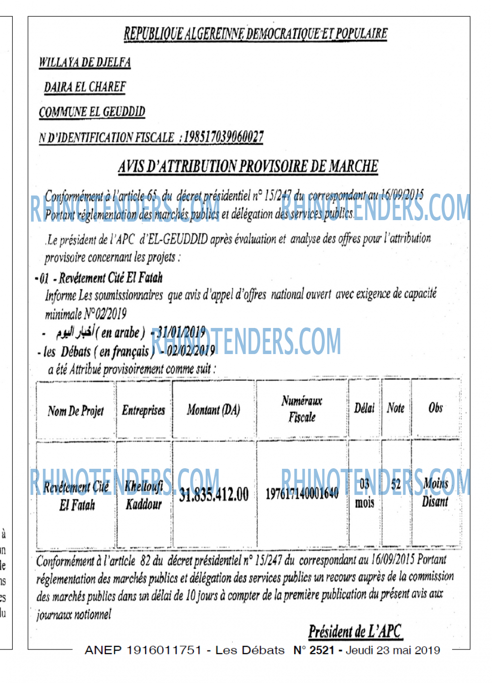 Les Debats