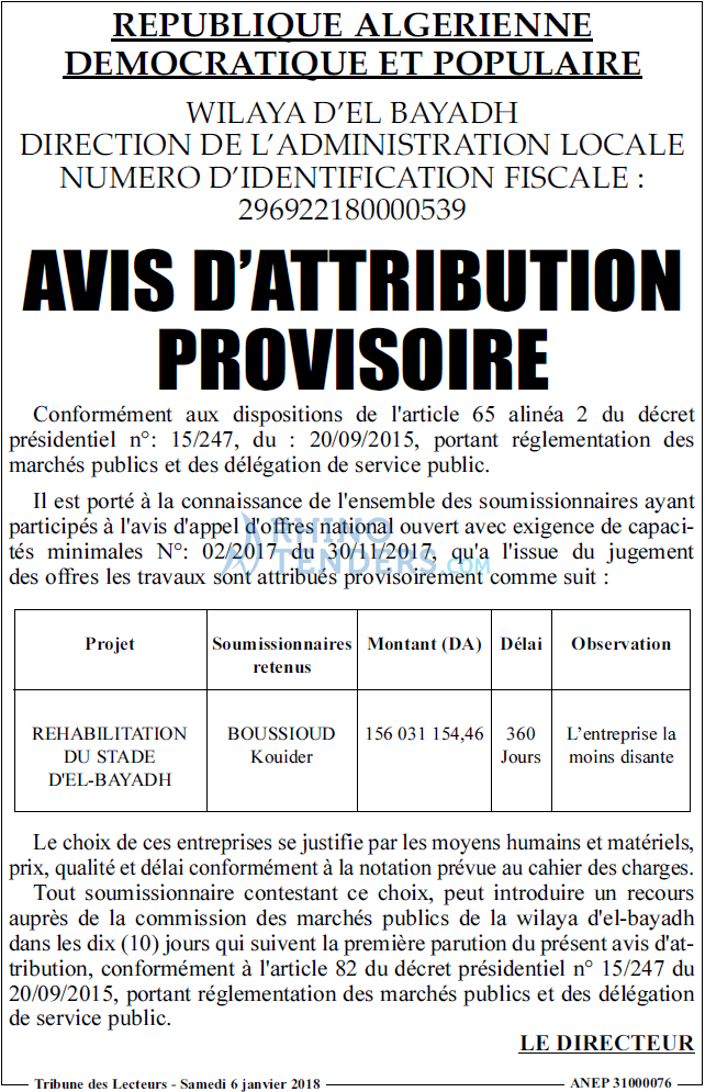 TRIBUNE DES LECTEURS