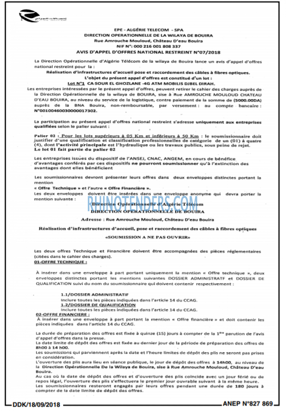 LA DEPECHE DE KABYLIE