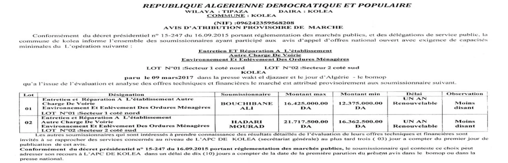 Le Jour d'Algérie