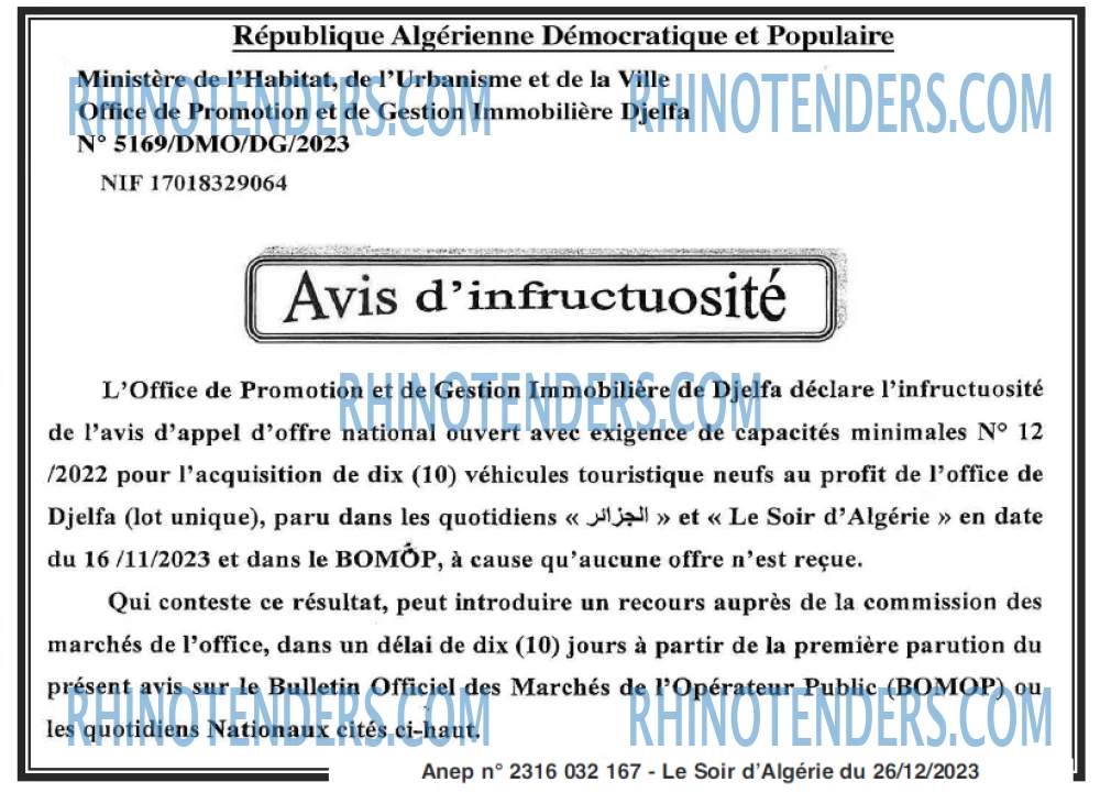LE SOIR D'ALGERIE