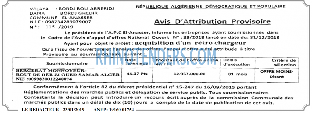LE REDACTEUR