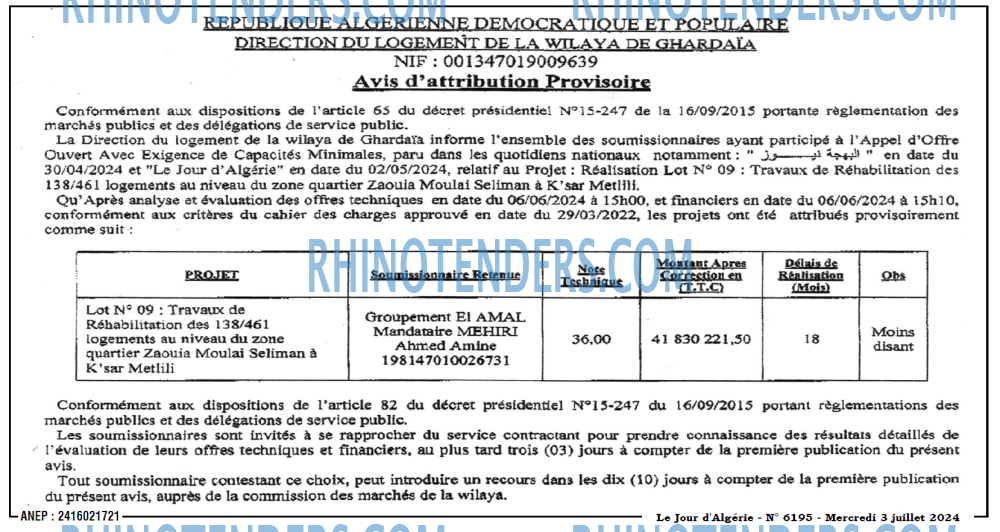 Le Jour d'Algérie