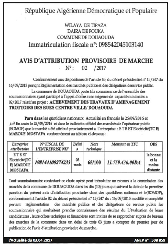 L'Actualité