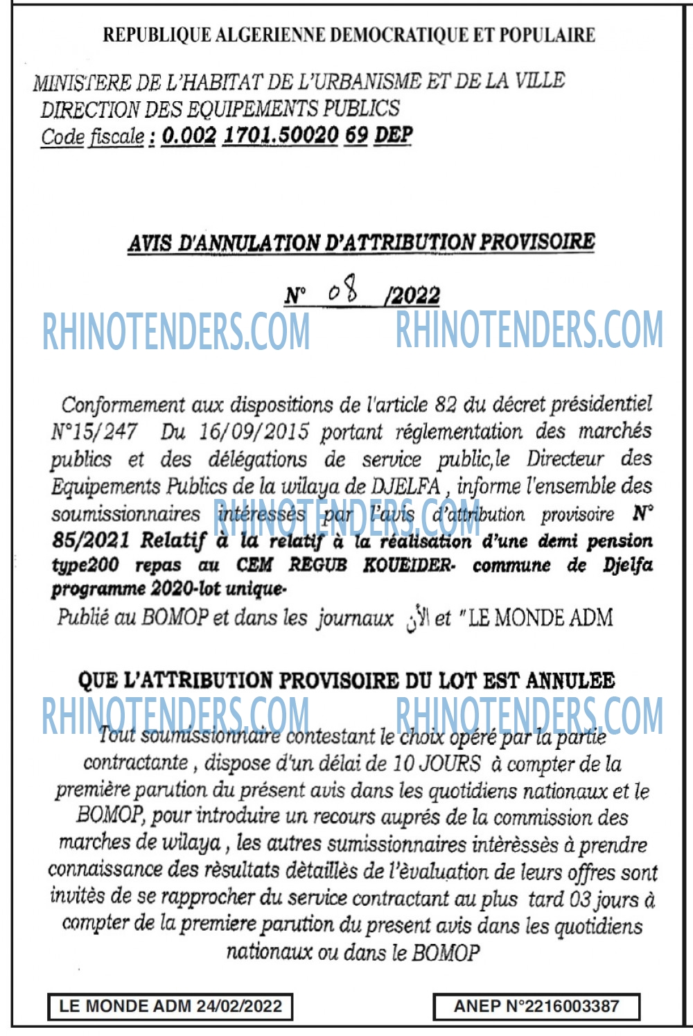 Le Monde ADM