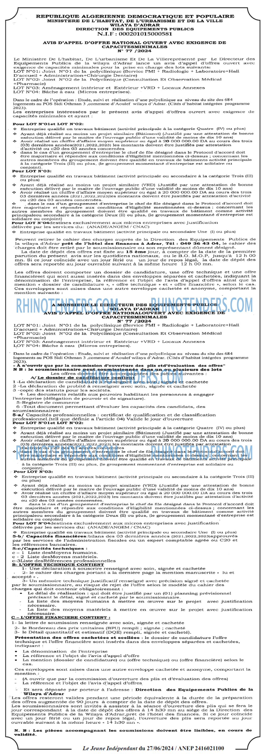 Jeune Independant