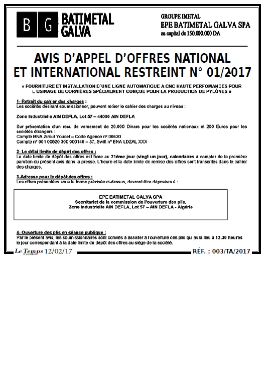 LE TEMPS