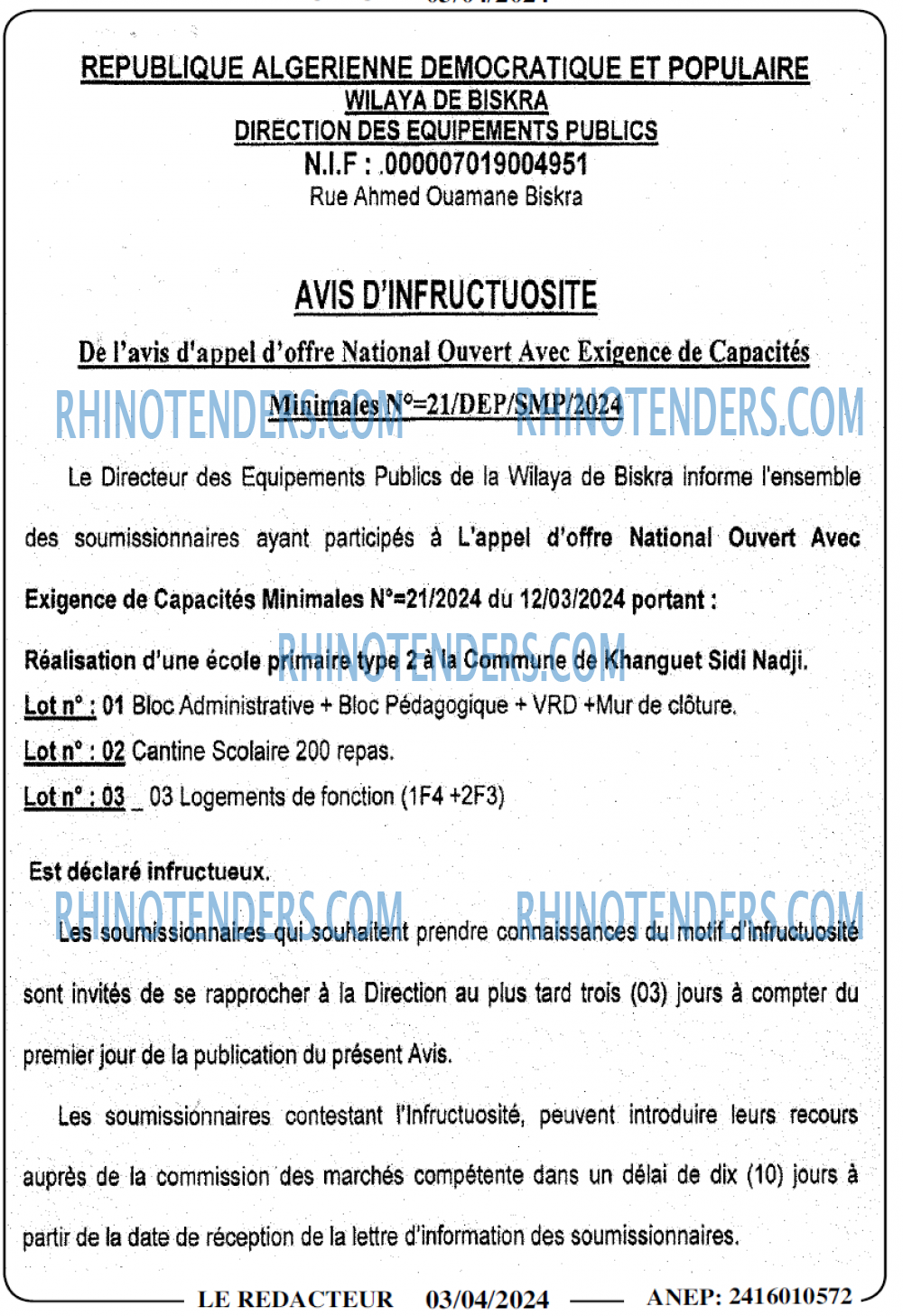 LE REDACTEUR