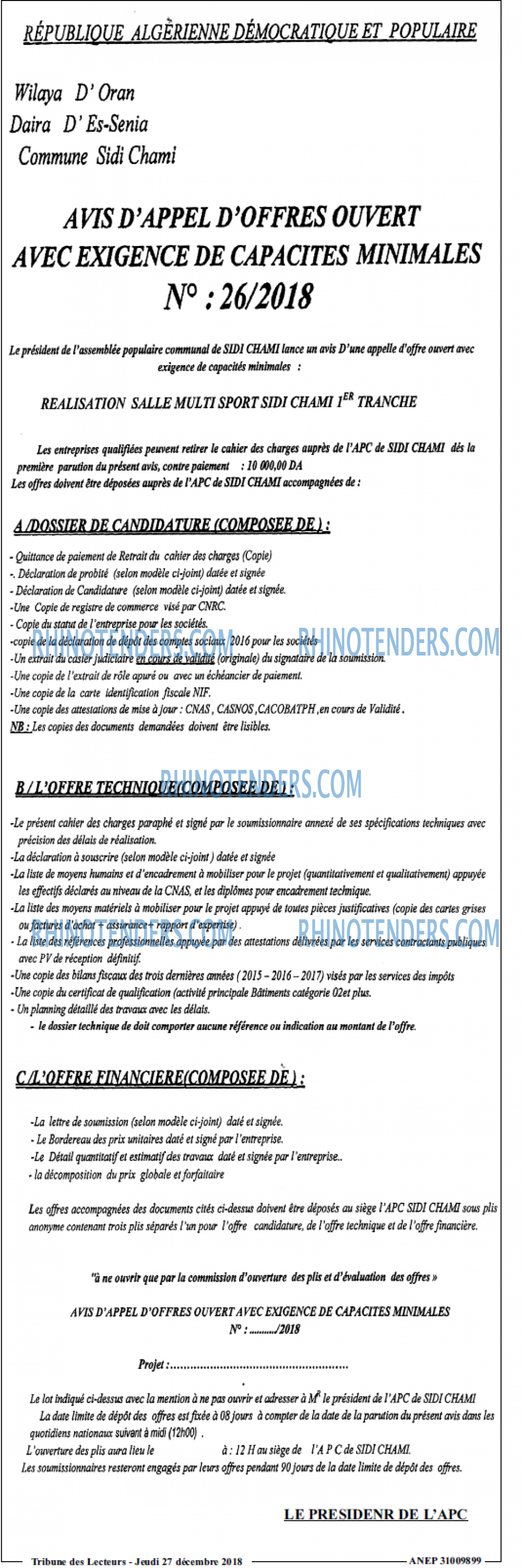 TRIBUNE DES LECTEURS