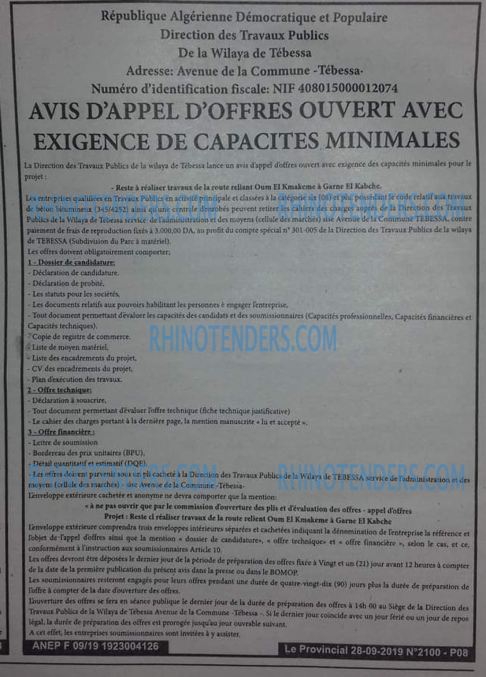 LE PROVINCIAL