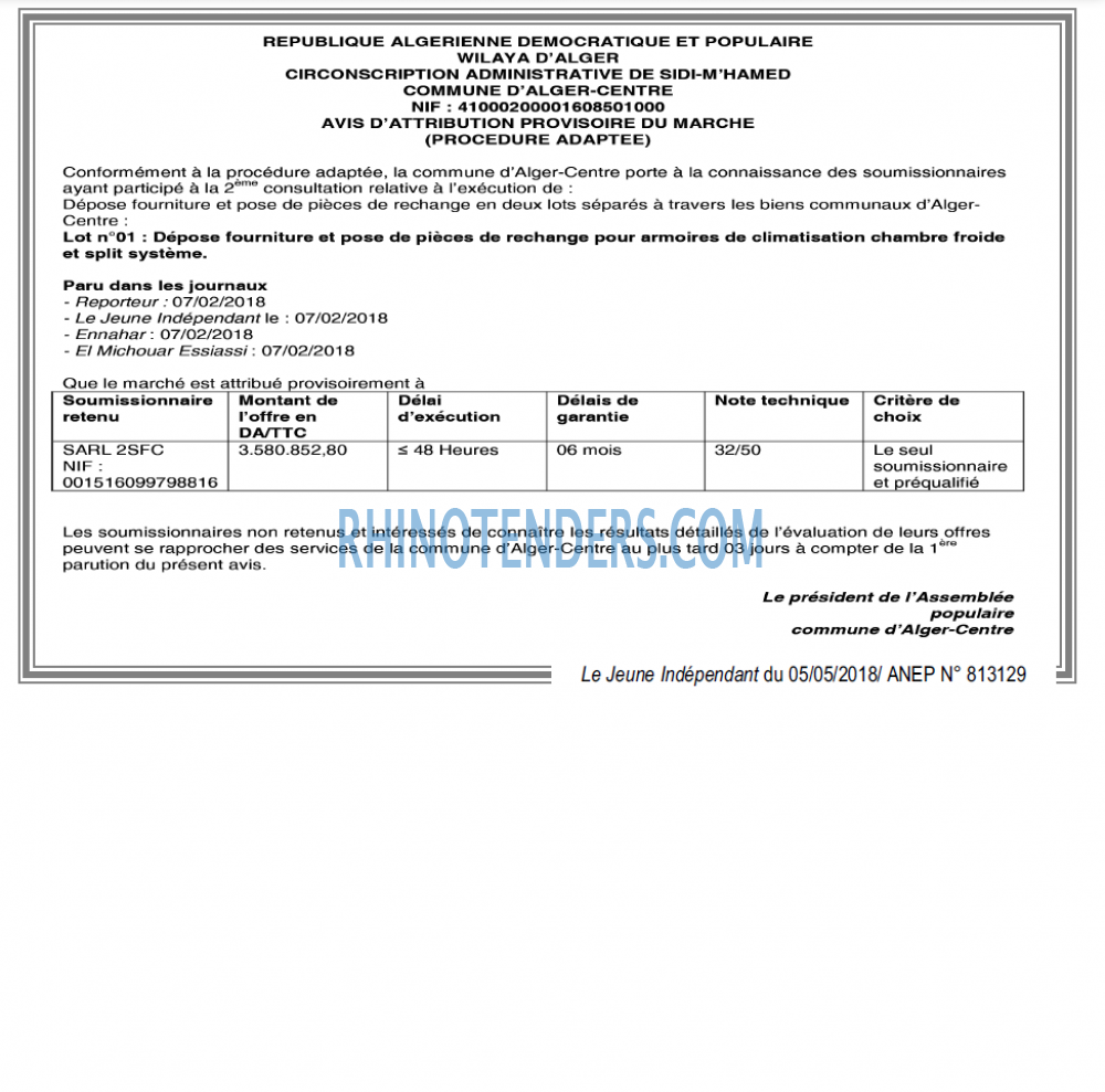 Jeune Independant