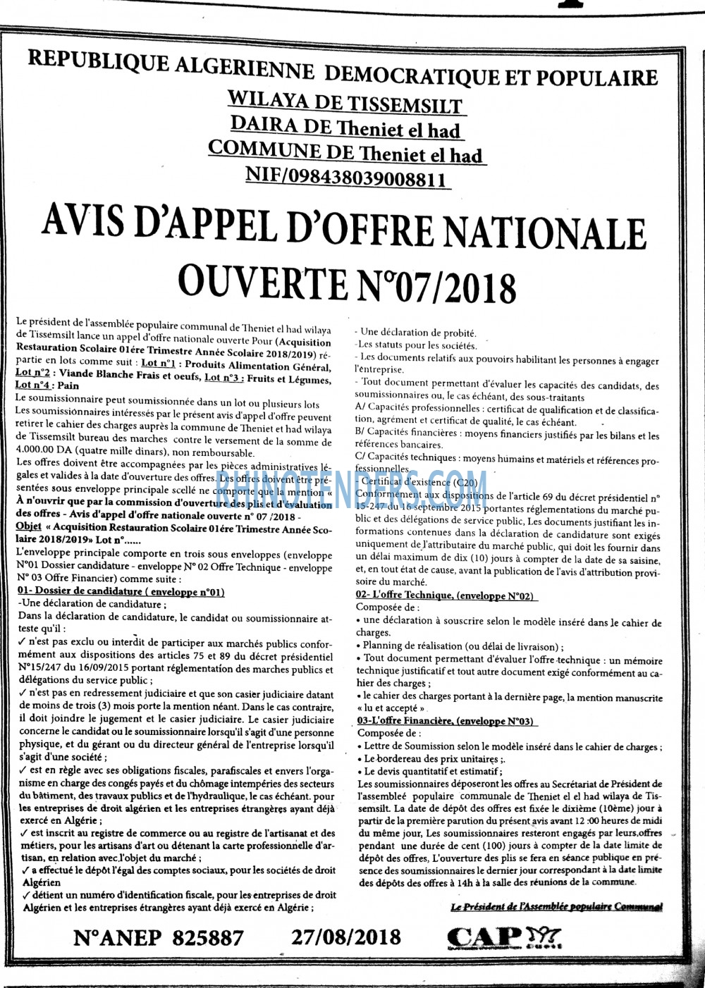 CAP OUEST