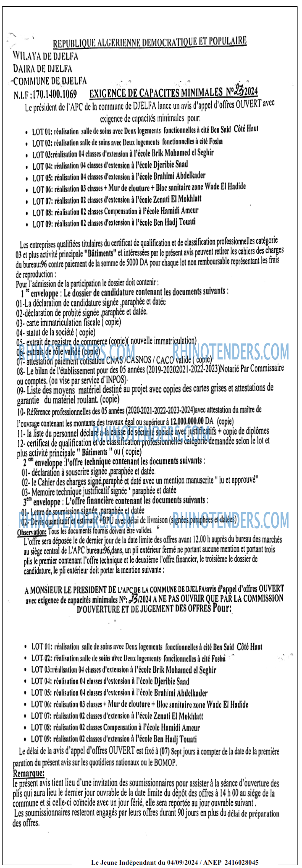 Le jeune indépendant