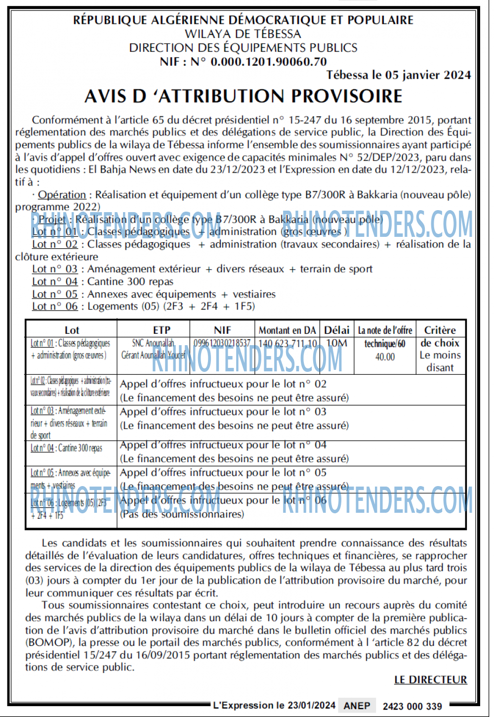 L'EXPRESSION