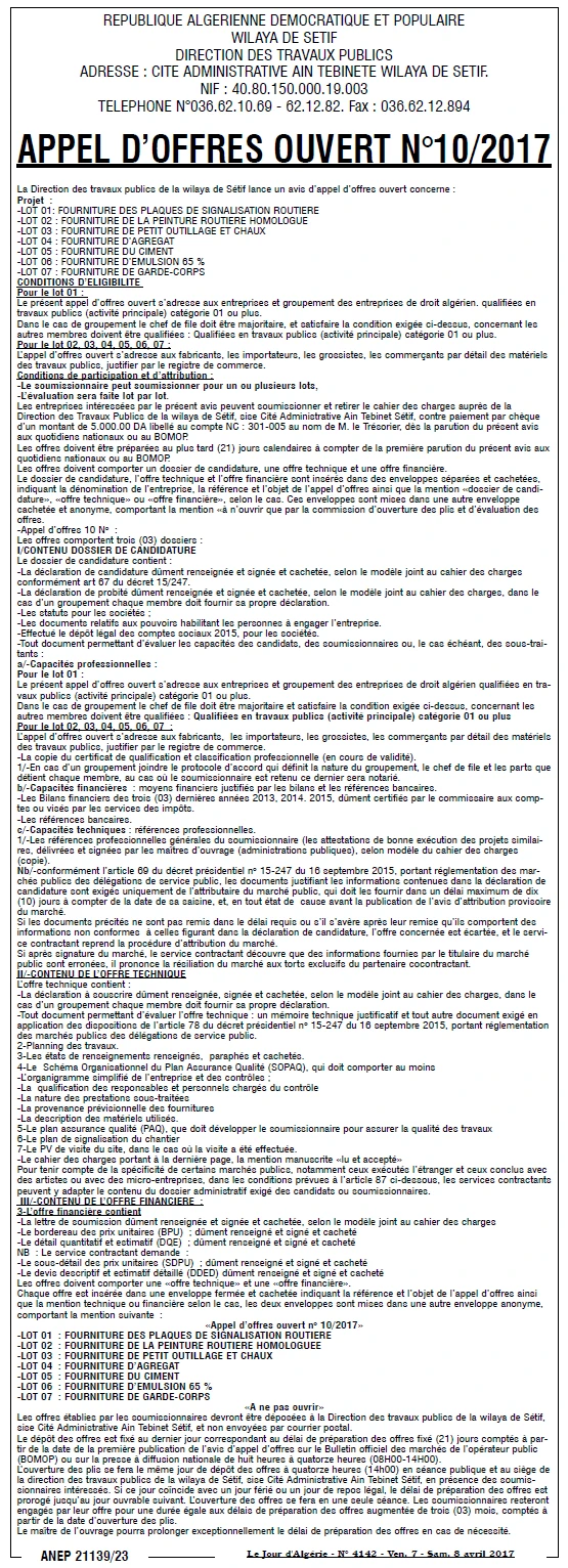 Le Jour d'Algérie