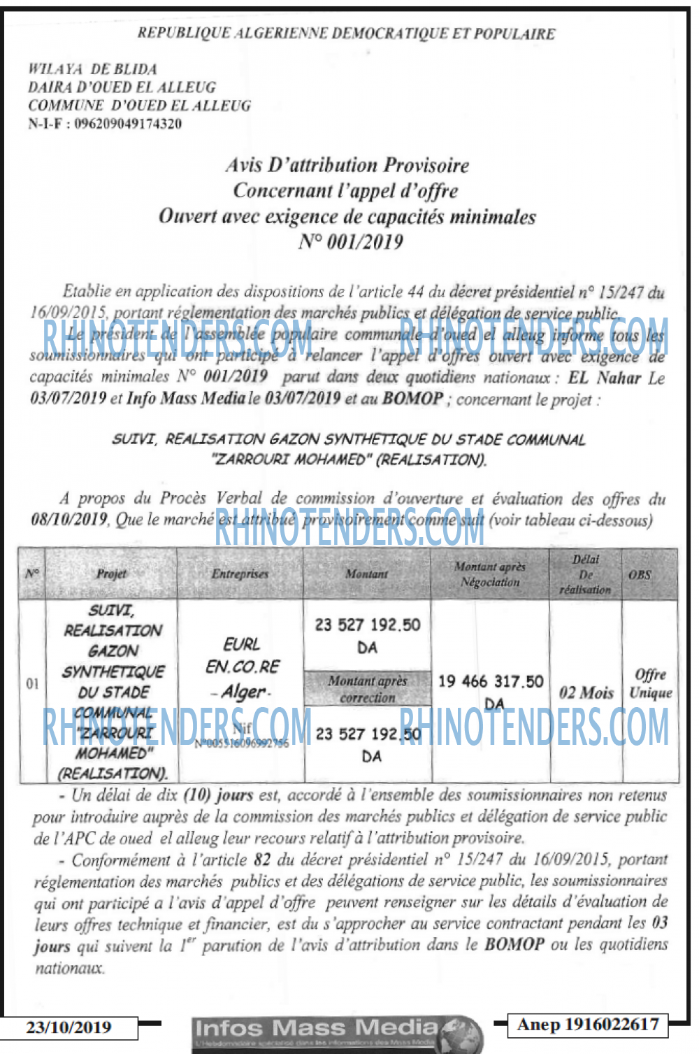 Infos Mass Media