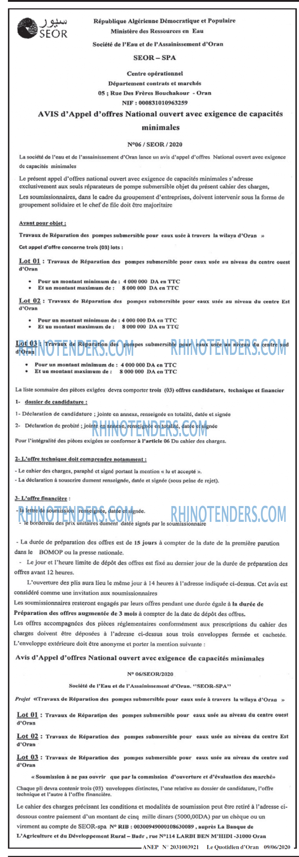 Le Quotidien d'Oran