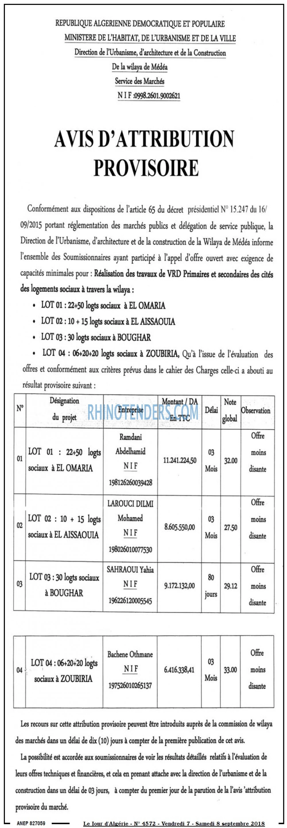 Le Jour d'Algérie