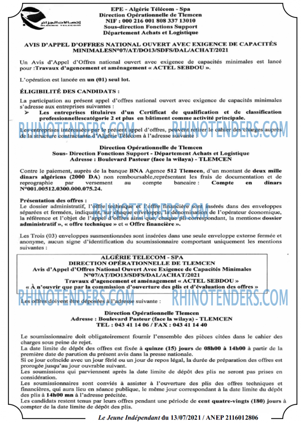 Jeune Independant