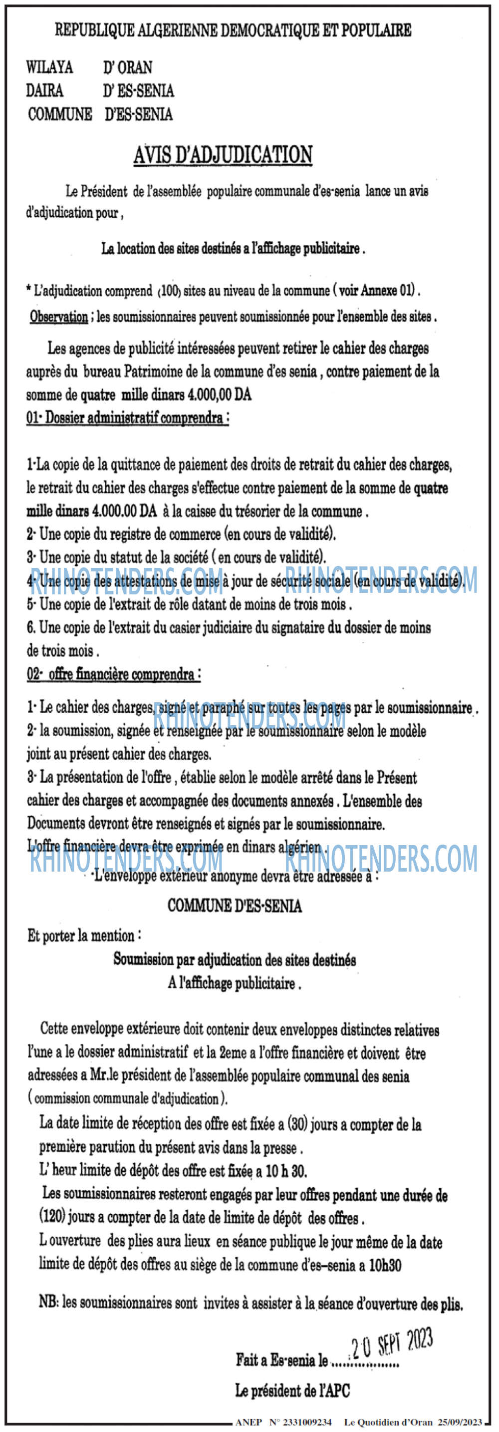 Le Quotidien d'Oran