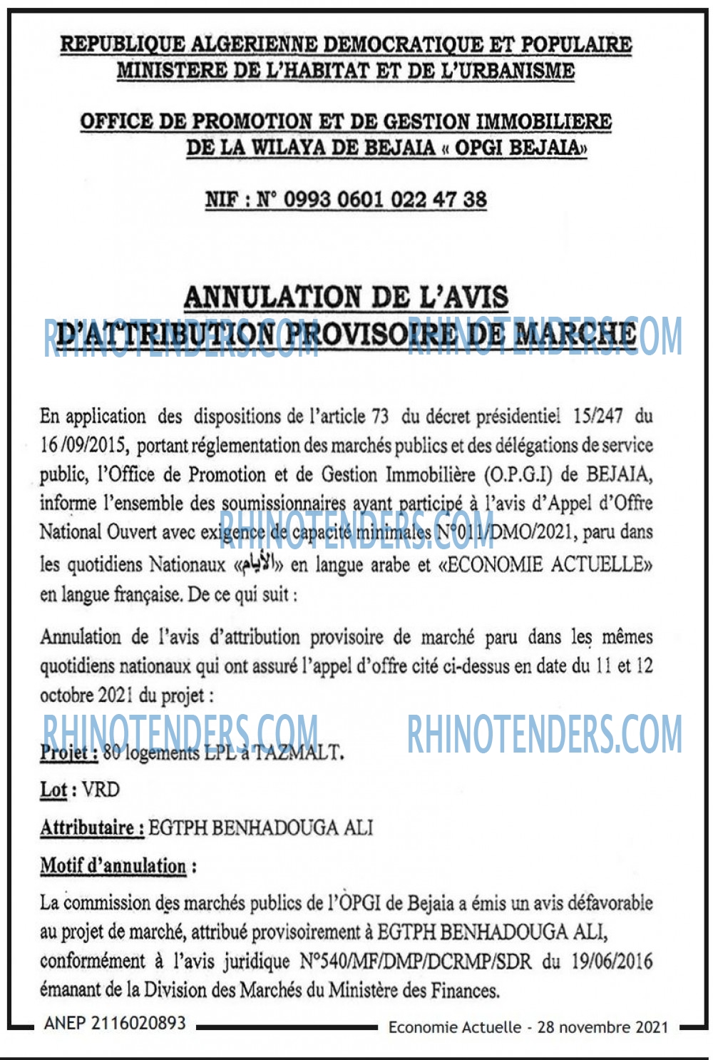 Economie Actuelle