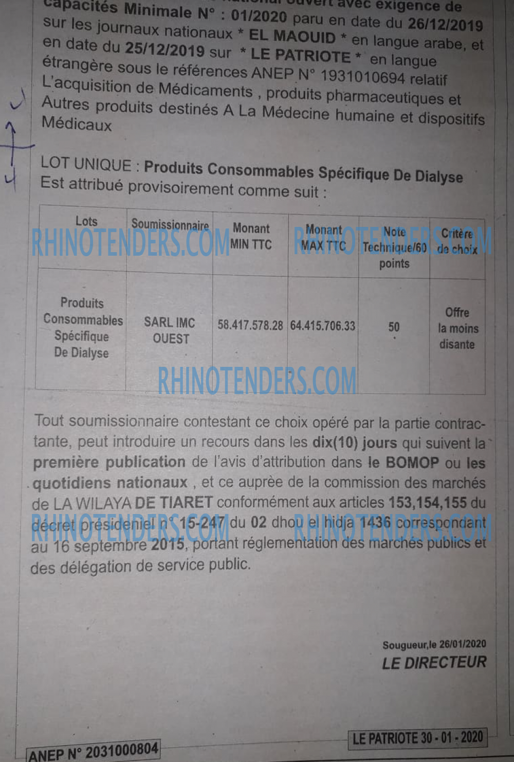 LE PATRIOTE