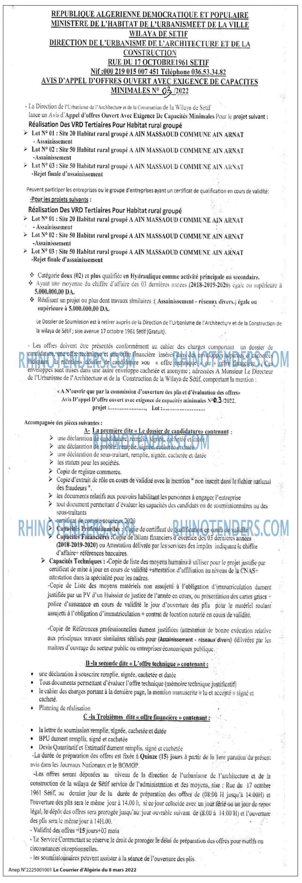 Le Courrier d'Algerie