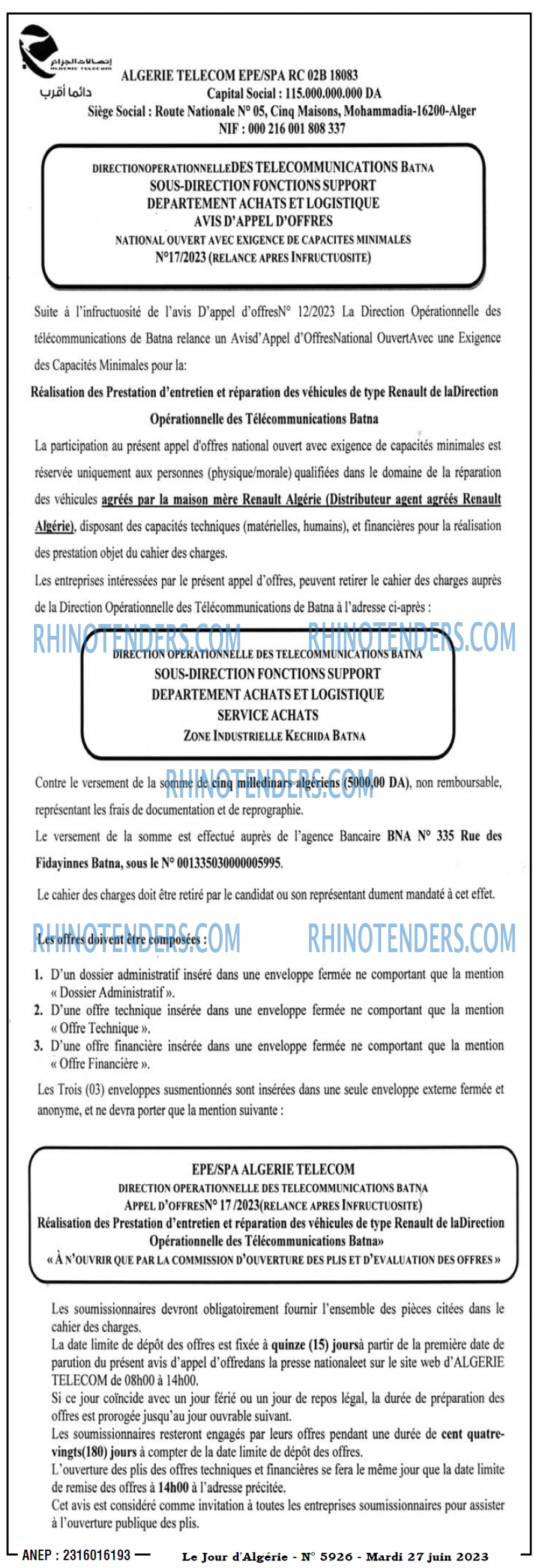 Le Jour d'Algérie