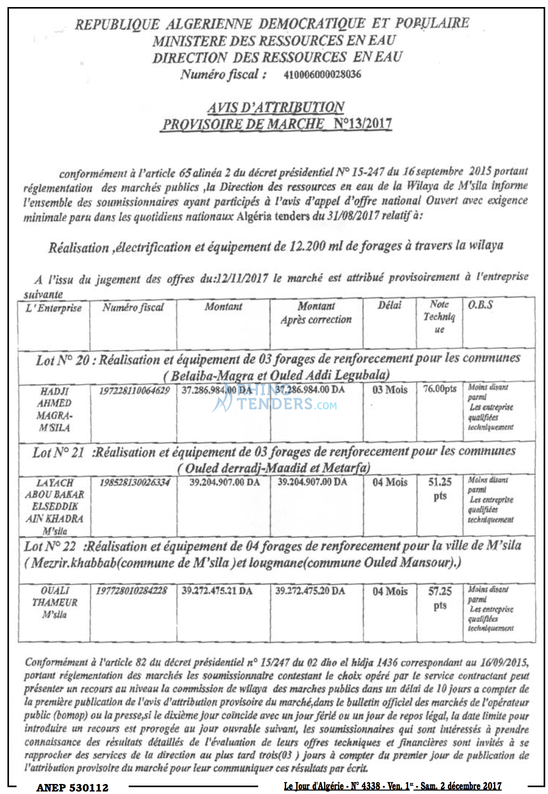 Le Jour d'Algérie