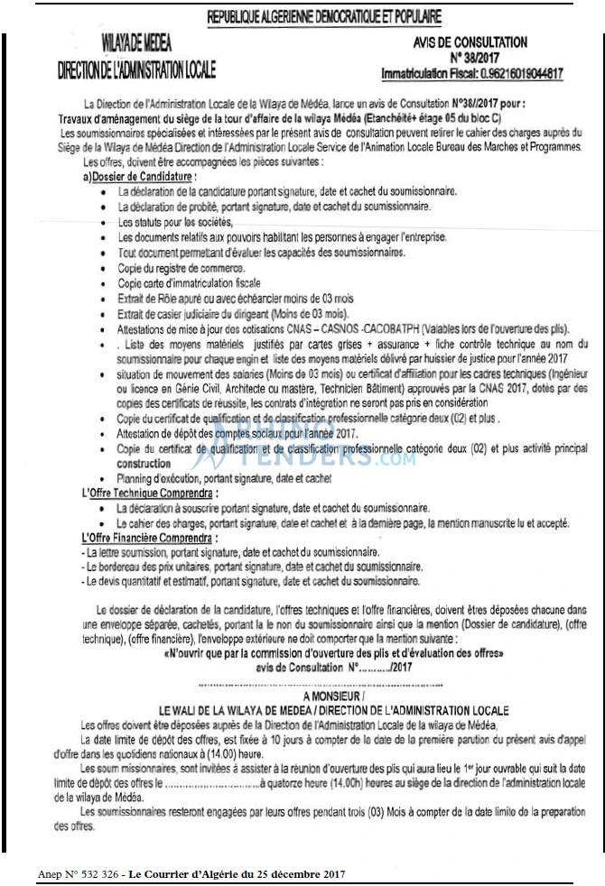 Le Courrier d'Algerie