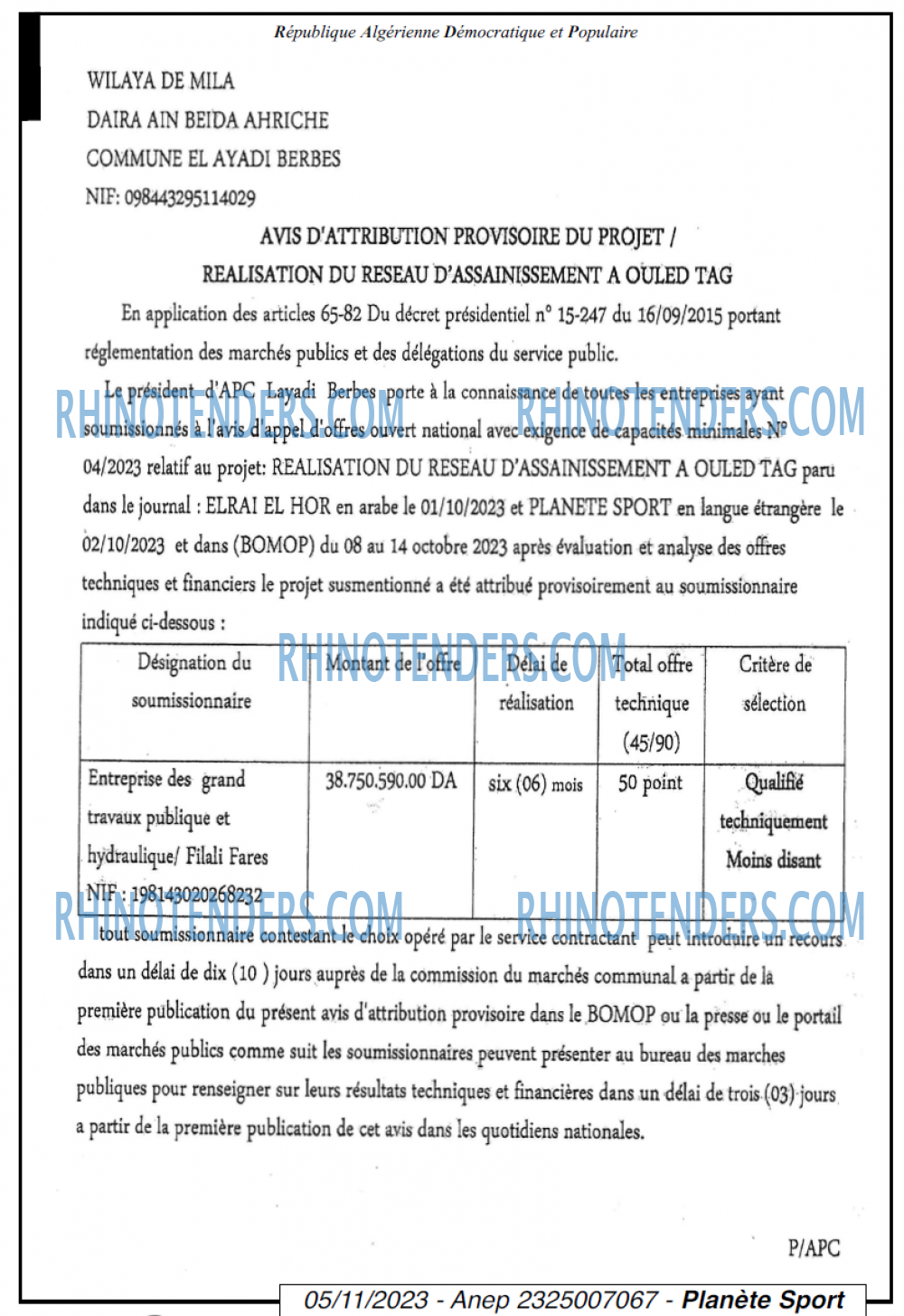 PLANETE SPORT