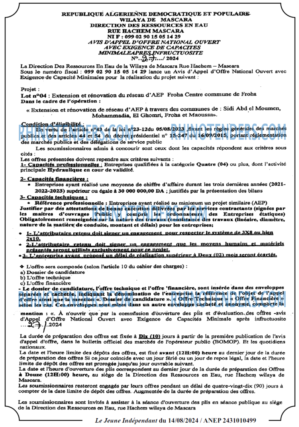 Jeune Independant