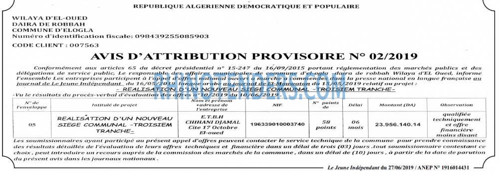 Jeune Independant