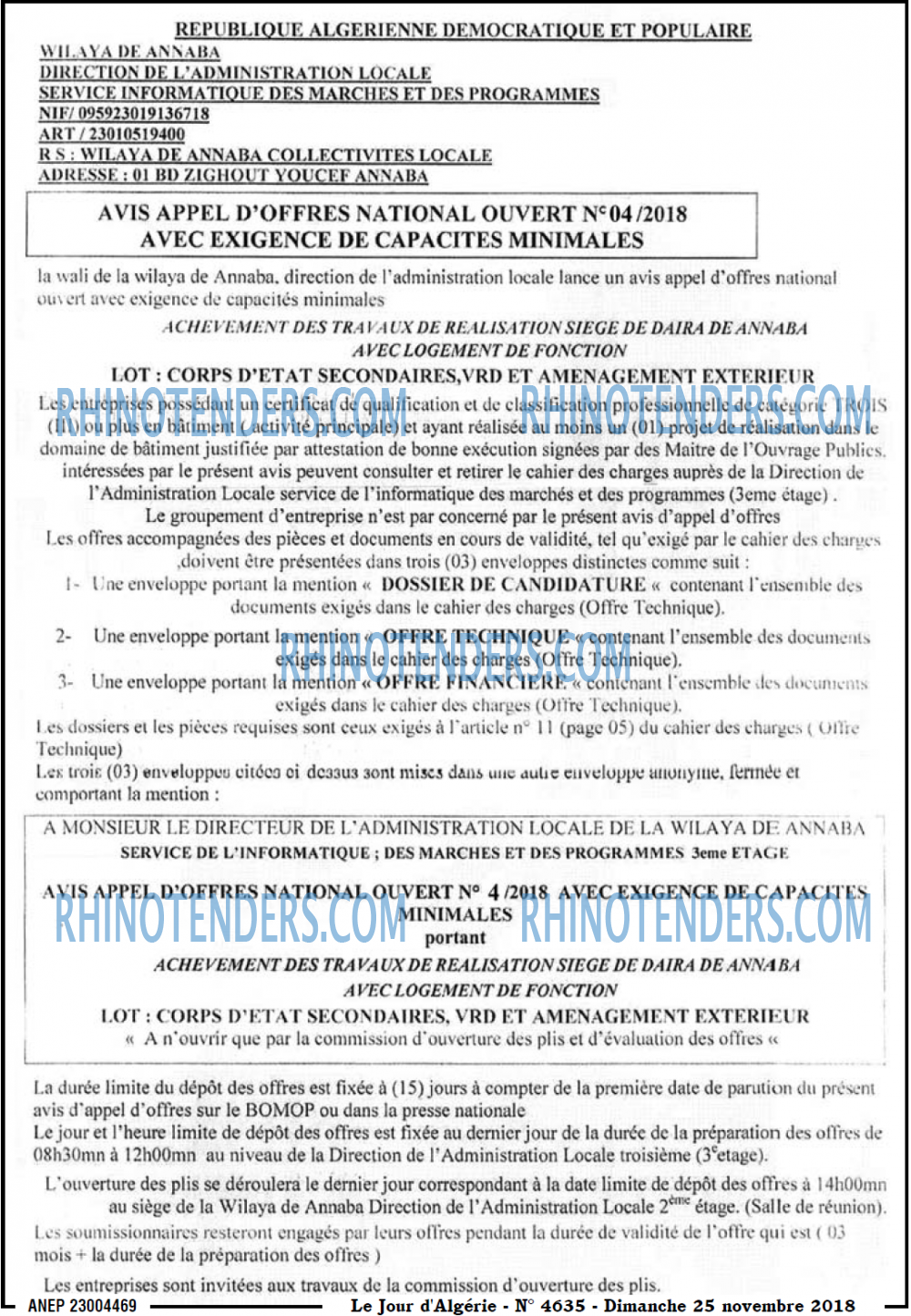 Le Jour d'Algérie