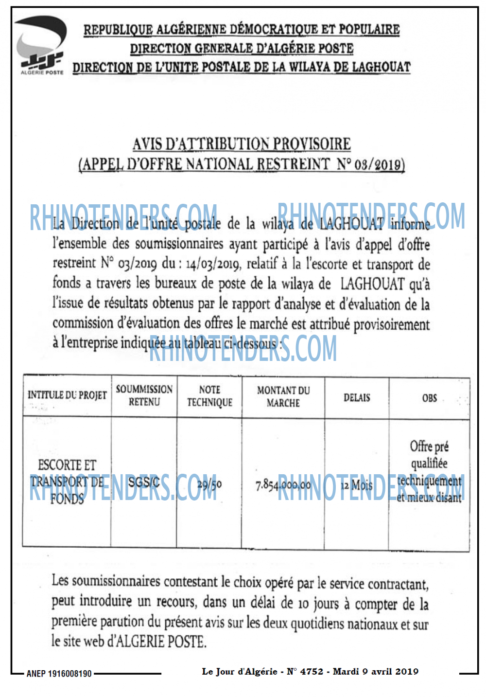 Le Jour d'Algérie